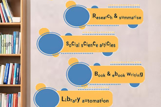 providing article writing, library,  information science