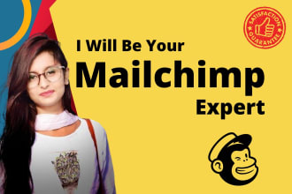 be your mailchimp email marketing expert