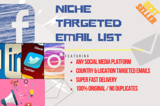 collect huge niche targeted email lists for email marketing