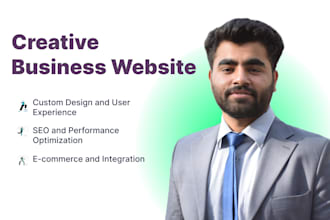 design creative website for your business
