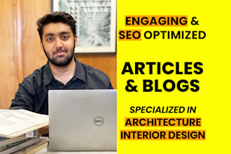 write articles and blog posts on interior design or architecture