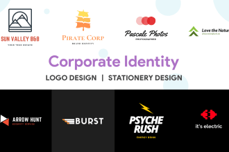design corporate identity logo and stationery