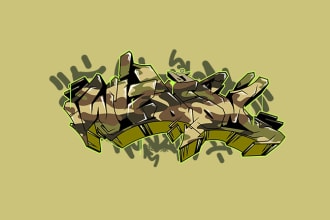 creat best name graffiti art logo and calligraphy