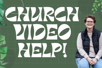 create engaging event promo video or sermon bumper for your church