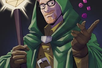 draw your dm portrait, or oc