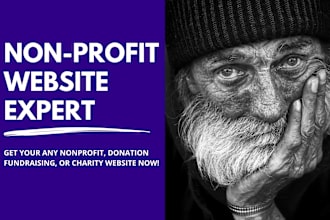 create nonprofit ngo charity donation website