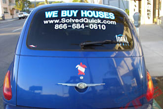 advertise anything on my car for 1 day