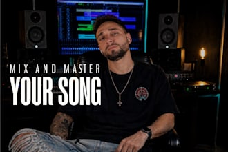 mix and master your reggaeton, trap, urban pop, hip hop song