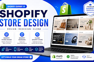 develop a shopify store, expert shopify website