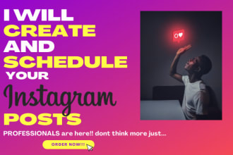 create and schedule instagram posts for your business