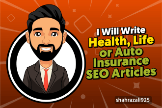 write health, life, or auto insurance SEO articles