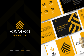 design a logo, brand identity style guide or branding kit