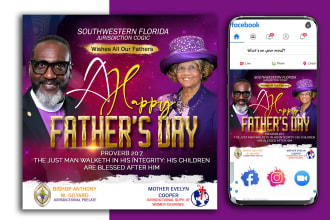 design an online church flyer within 4hrs