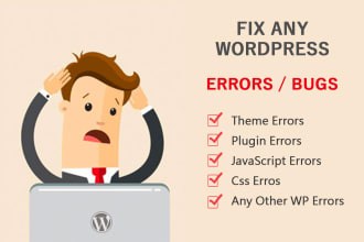 fix wordpress errors and do wordpress customization