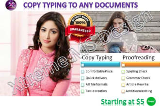 do rapid typing within 1 day, perfectly your typist