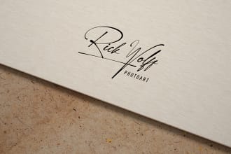 design photography signature logo