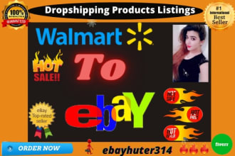do walmart to ebay products listings