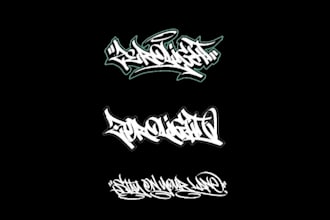 draw  awesome font design