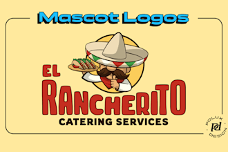 design a custom mascot logo for your brand