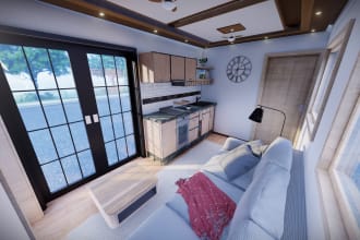 do architectural 3d modelling,rendering and animation