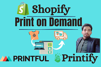 build print on demand shopify store