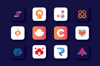 design modern professional app icon and the website logo
