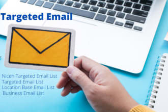 private a niche targeted email list in 24 hours