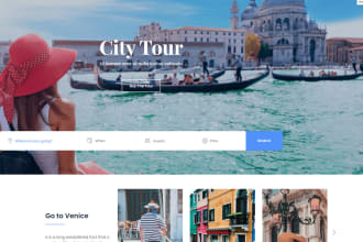 create travel, tour booking website in wordpress