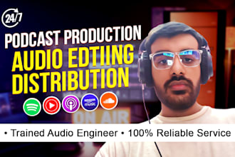 manage podcast production and audio editing