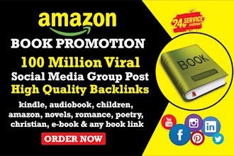 promote and advertise amazon KDP kindle book or ebook marketing