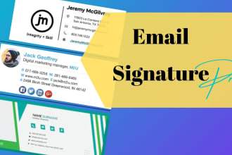 fix your email signature