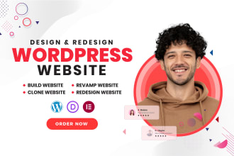 design redesign, copy clone ecommerce wordpress website by divi theme, elementor