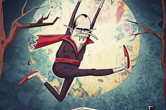 create a uniqe character or creature design to help you visualize your ideas
