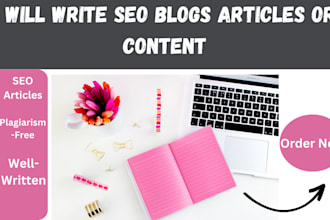 write general SEO articles and blog posts content