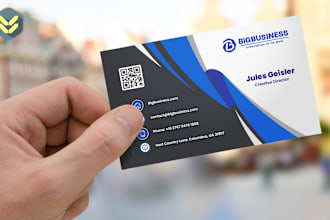 design custom business card that tailored to your brand and identity