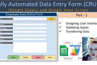 make custom data entry forms using the google apps script