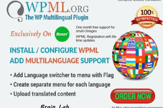 translate your complete wordpress website using wpml plugin