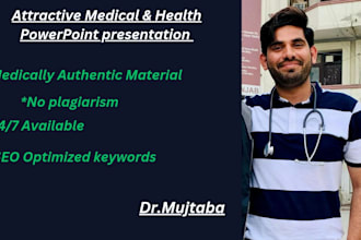 create highly attractive medical and health powerpoint presentation