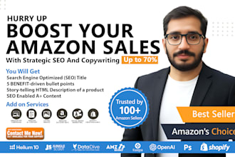 boost your amazon sales with strategic SEO copywriting and listing optimization