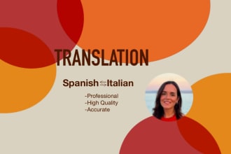 translate spanish to italian and italian to spanish