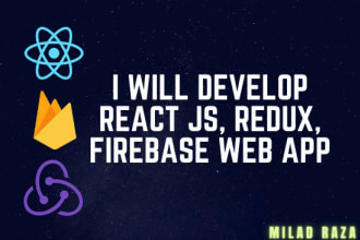 develop react js redux firebase web app