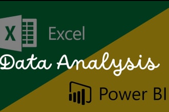 do data analysis in excel and power bi