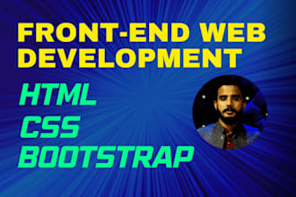 be your front end web developer using HTML, CSS tailwind, and js