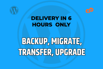 move, migrate, transfer your wordpress website in hours