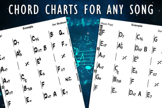 transcribe a chord chart for any song