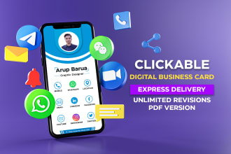 design a mobile digital business card in 24 hours