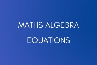 help in maths algebra,equations, trigonometry, calculus,etc