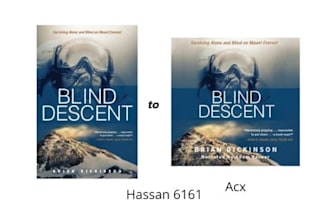 convert kindle cover to acx cover, audiobook cover, audible book cover