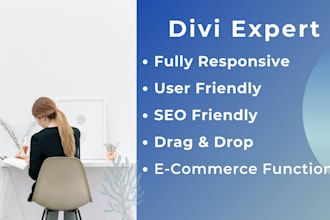 build a responsive landing page using the divi theme