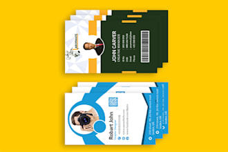 do professional visiting card design with text logo
